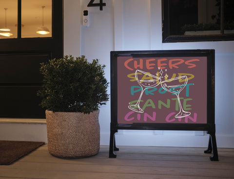 Cheers Yardsy Sign