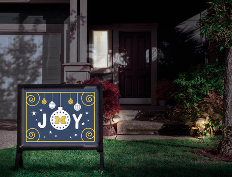 Michigan Christmas Joy Yardsy Sign