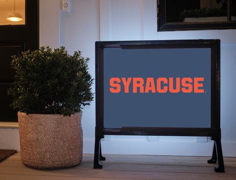 Syracuse University Blue Yardsy Sign