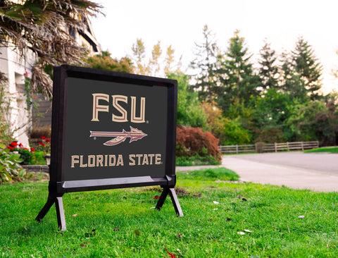 Florida State FSU Spear Black Yardsy Sign