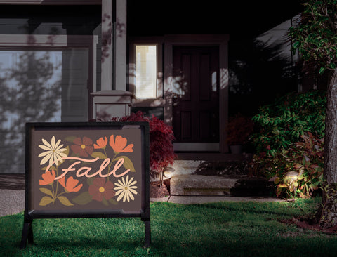 Fall Flowers Yardsy Sign