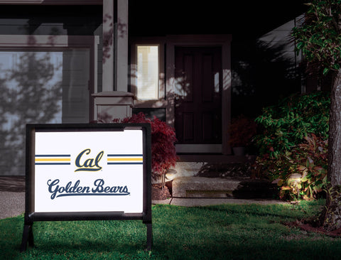 Berkeley Cal Golden Bears White Yardsy Sign