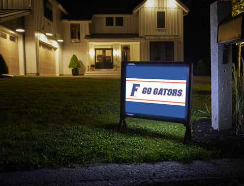 Florida Go Gators Blue Yardsy Sign