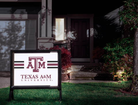 Texas A&M University TAM White Yardsy Sign
