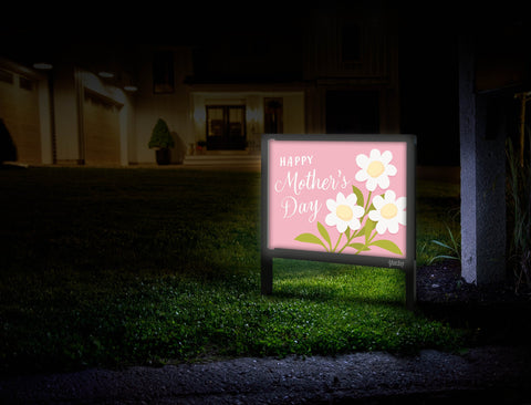 Happy Mother's Day Daisy Yardsy Sign
