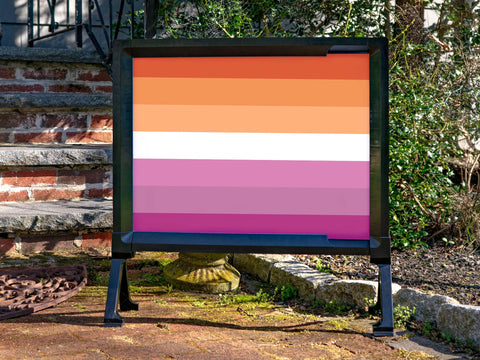 Lesbian Pride Flag Yardsy Sign