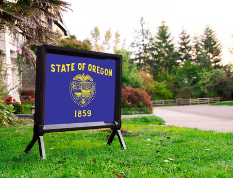 Oregon State Flag Yardsy Sign