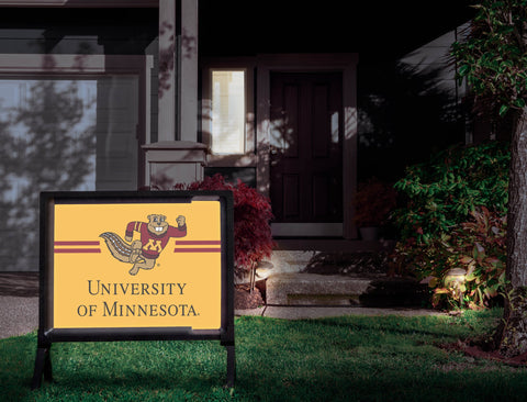 Minnesota Goldy Mascot Gold Yardsy Sign