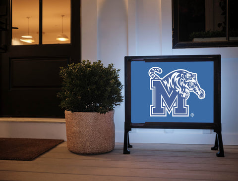 Memphis M Tiger Blue Yardsy Sign