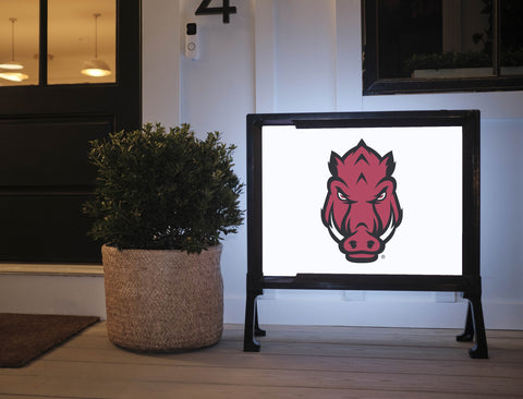 Arkansas Razorbacks Athletics Mark White Yardsy Sign