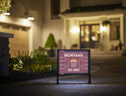 Montana Basketball Yardsy Sign