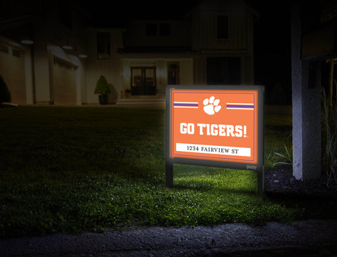 Clemson Go Tigers Custom Yardsy Sign