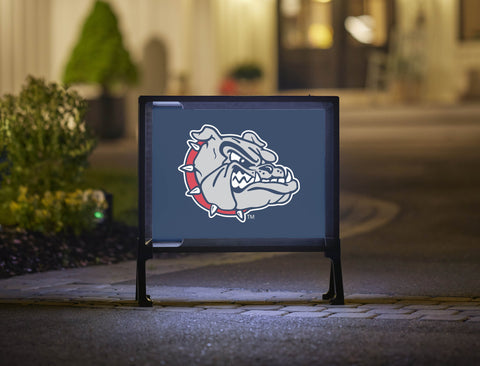 Gonzaga Bulldog Mascot Blue Yardsy Sign
