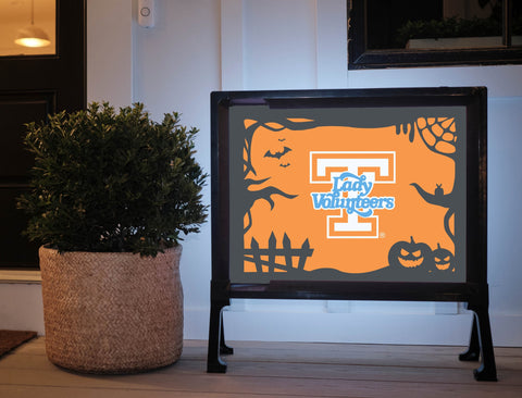 Halloween Lady Volunteers Tennessee T Yardsy Sign