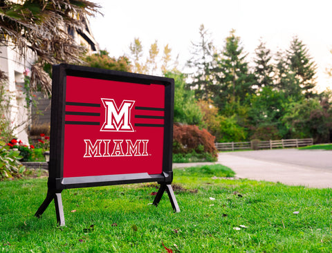 Miami M Red Yardsy Sign