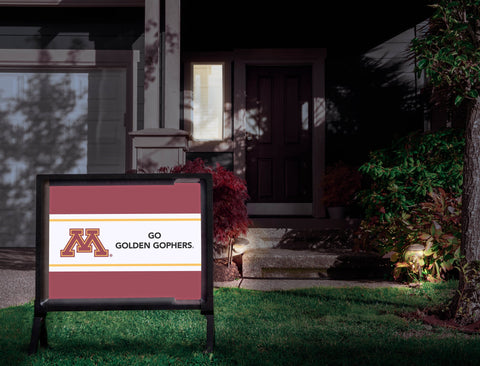 Minnesota Go Golden Gophers Maroon Yardsy Sign