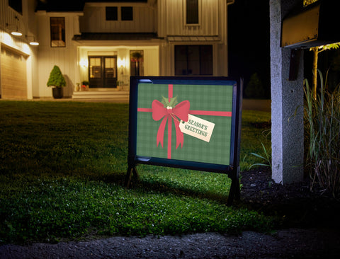Seasons Greetings Gift Yardsy Sign