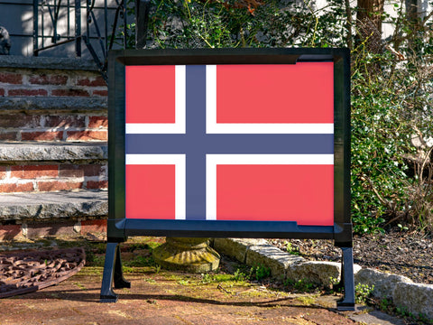 Flag Norway Yardsy Sign