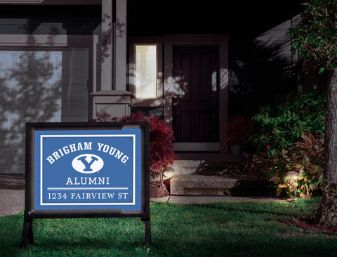 Alumni Brigham Young Custom Yardsy Sign