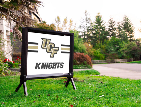 UCF Knights Stripes White Yardsy Sign