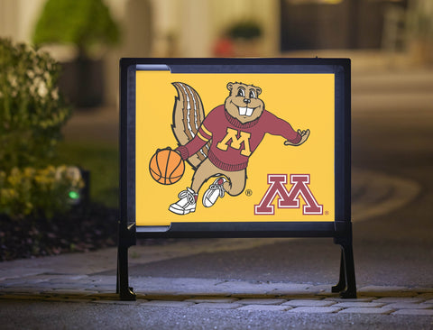 Minnesota Goldy Basketball Yardsy Sign