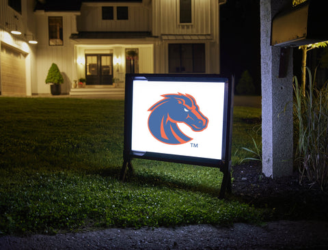 Boise State Broncos Primary Mark White Yardsy Sign