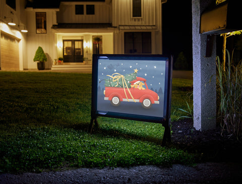Fido's Tree Delivery Yardsy Sign