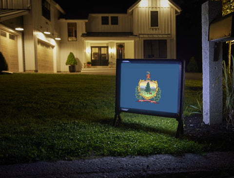 Vermont State Flag Yardsy Sign