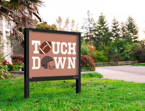 Touch Down Yardsy Sign