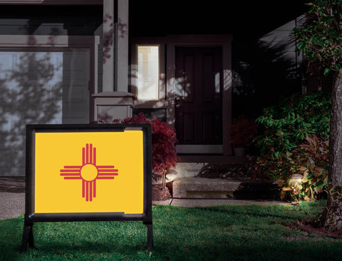 New Mexico State Flag Yardsy Sign