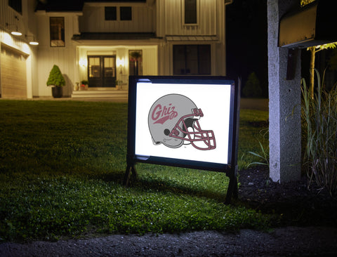 Montana Helmet Mark White Yardsy Sign