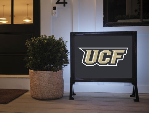 UCF Secondary Athletics Mark Black Yardsy Sign