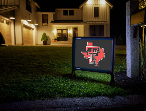 Texas Tech State Black Yardsy Sign
