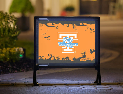 Halloween Tennessee Orange Lady Volunteers Yardsy Sign