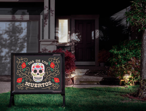 Dia De Los Muertos Skull Yardsy Sign