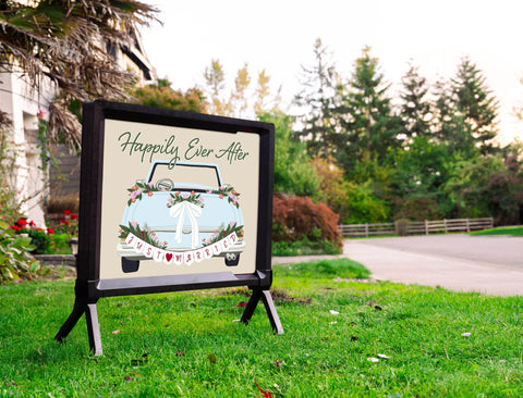 Happily Ever After Yardsy Sign
