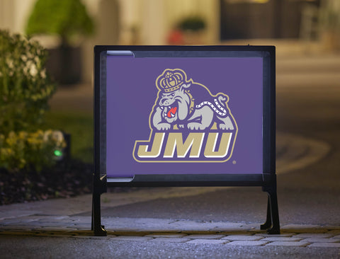 JMU Duke Dog Combo Purple Yardsy Sign