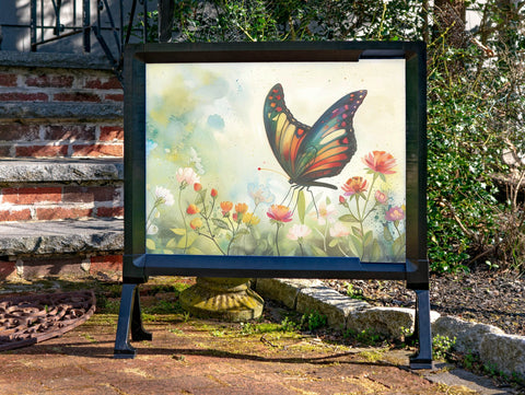 Delicate Butterfly Garden Decor Yardsy Sign