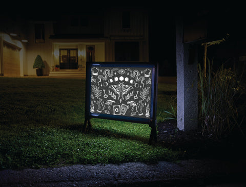 Witchy Halloween Seance Yardsy Sign