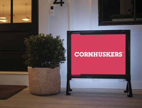Nebraska Cornhuskers Red Yardsy Sign