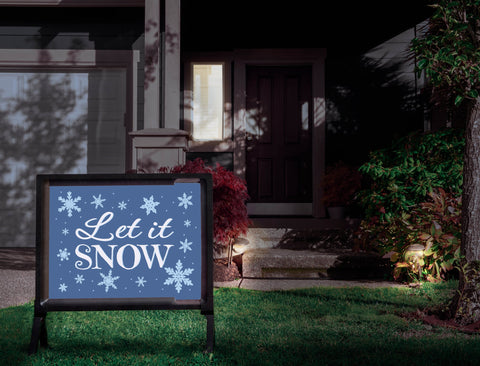 Let It Snow Yardsy Sign