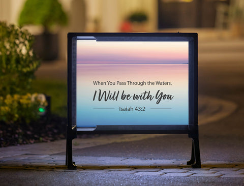 I Will Be With You Yardsy Sign