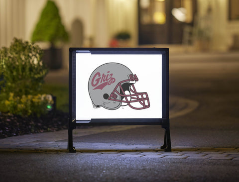 Montana Helmet Mark White Yardsy Sign