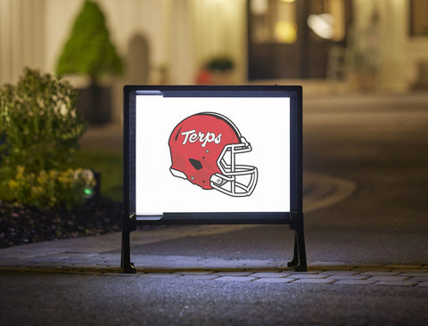 Maryland Helmet Mark White Yardsy Sign