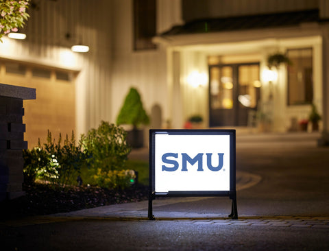 SMU Blue Yardsy Sign