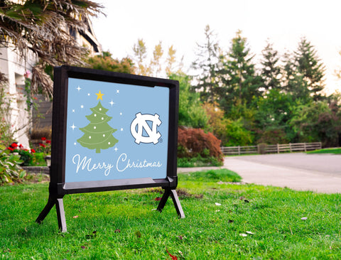 North Carolina Merry Christmas Yardsy Sign