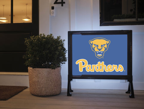 Pittsburgh Pitt Panthers Game Royal Yardsy Sign