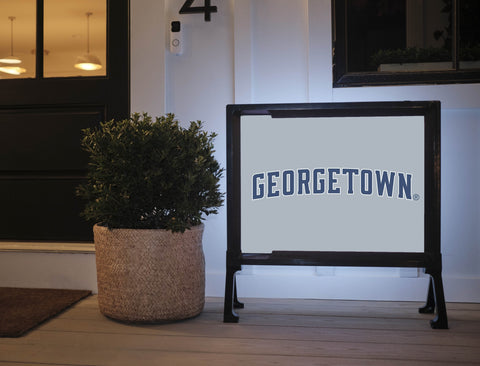 Georgetown Wordmark Gray Yardsy Sign