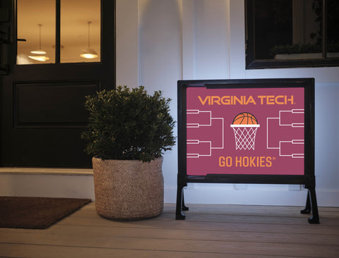 Virginia Tech Basketball Yardsy Sign