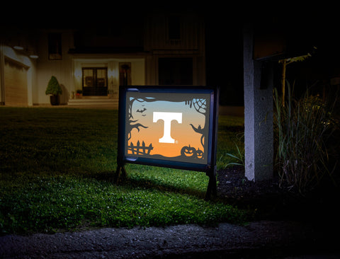 Halloween Sunset Tennessee T Yardsy Sign